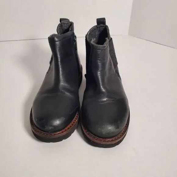 Zara Boys Leather Black Boots. Size 30 EU. SKU# B-14 - Picture 16 of 16
